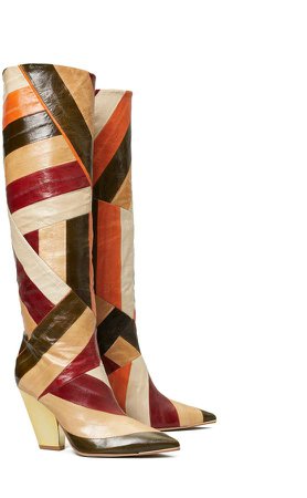 Lila Multi-Color Knee Boot