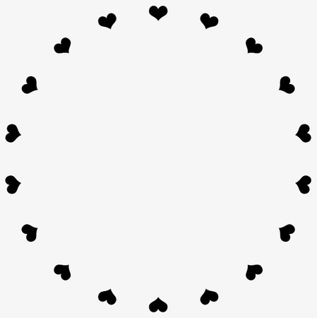 transparent circle heart border - Google Search