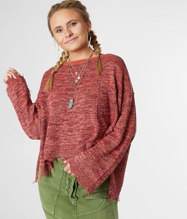 Free People Prism Pullover Sweater - Women's Sweaters in Coral Combo | Buckle