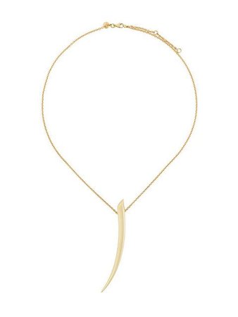 Shaun Leane 18kt yellow gold Sabre pendant necklace