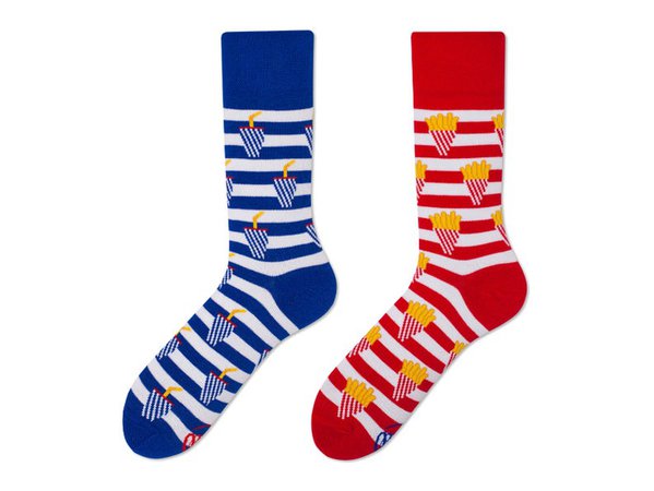 Fries & Soda Socks men socks colorful socks cool socks | Etsy