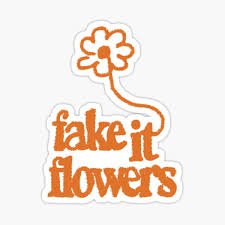 fake it flowers beabadoobee text