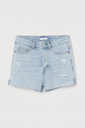 Denim Shorts - Denim blue - Ladies | H&M US