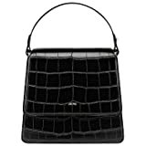 JW PEI Vegan Crossbody Bag Croc-Effect Leather Strap Retro Shoulder Bag Crocodile Purse for Women (Black): Handbags: Amazon.com