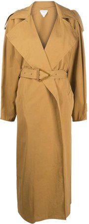 long belted trench coat