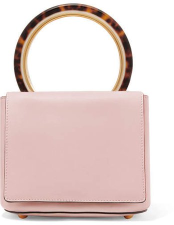 Pannier Leather Tote - Pink