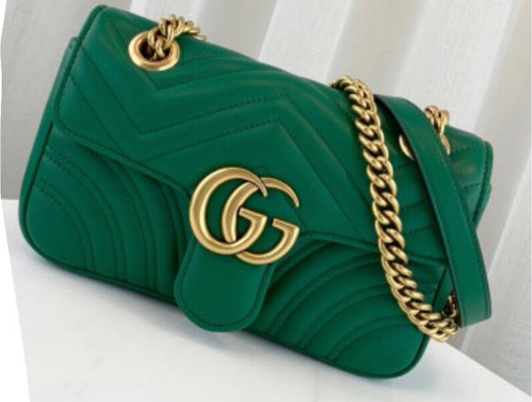 GG Marmont Emerald Gucci Bag