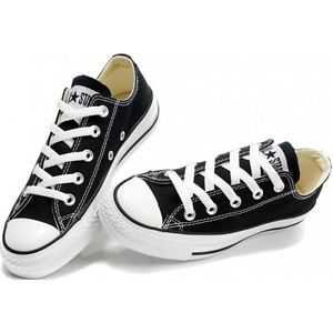 Black And White Low Cut Converse Sneakers