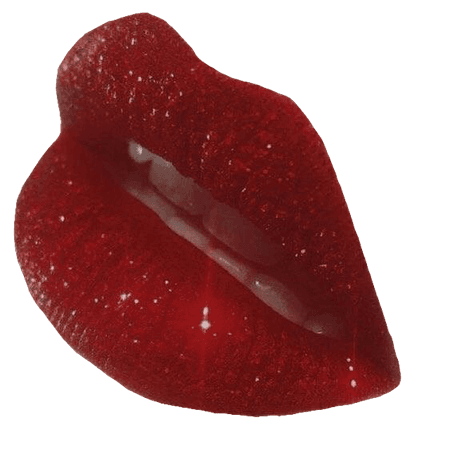red lips lipstick glitter pngs png cute trendy aestheti...