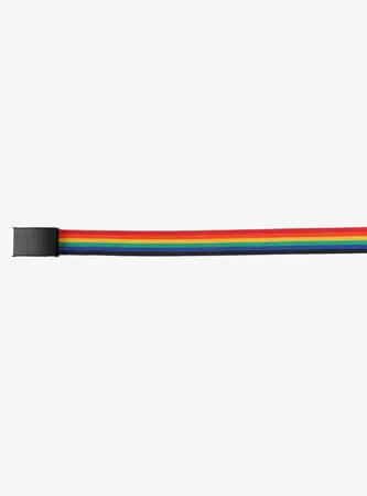Rainbow Web Belt | Hot Topic