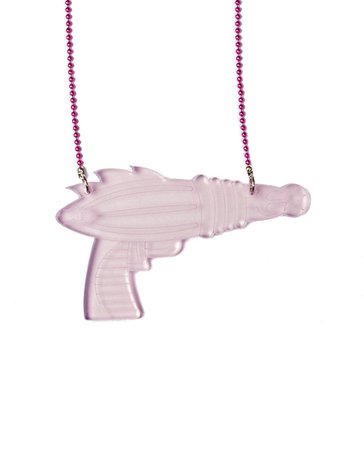 RAYGUN PERSPEX NECKLACE