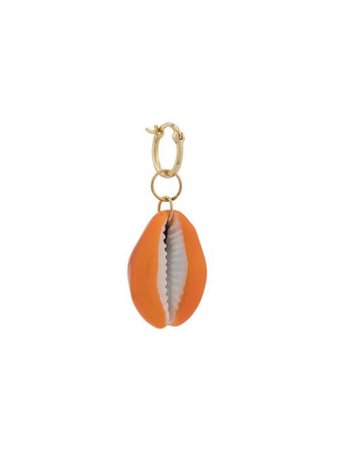 Aurelie Bidermann Merco Shell earring orange MERBO01MG03 - Farfetch