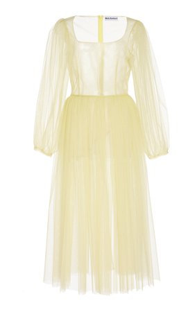 Bronwyn Chiffon Empire Dress by Molly Goddard | Moda Operandi