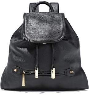 Pebbled-leather Backpack