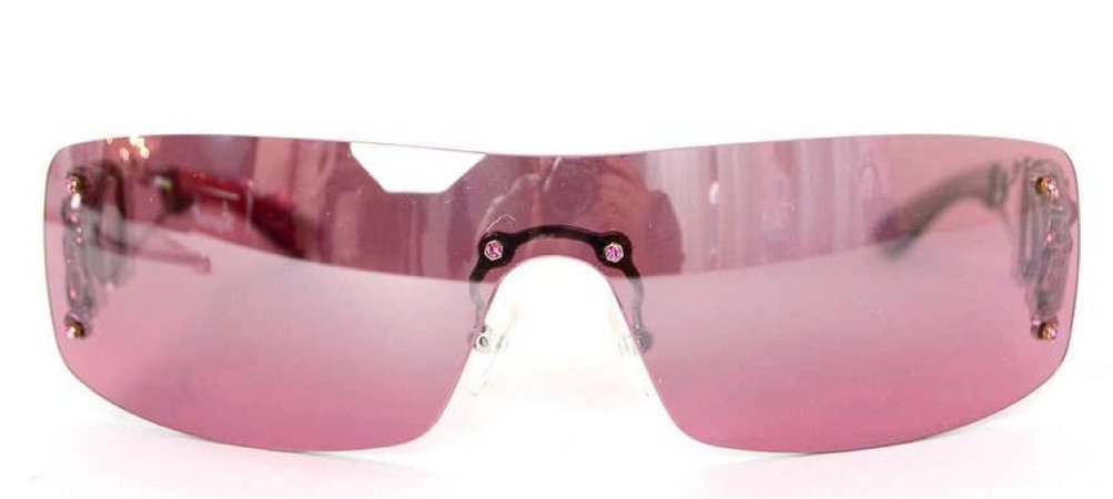 Christian Dior Heartcore Sunglasses in White, Black and Pink