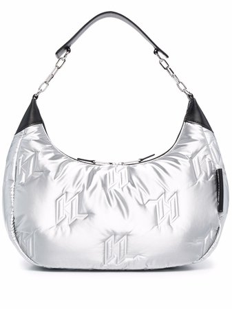 Karl Lagerfeld monogram-embossed shoulder bag - FARFETCH
