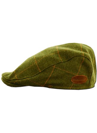 genuine Irish Flat Cap Hat Green