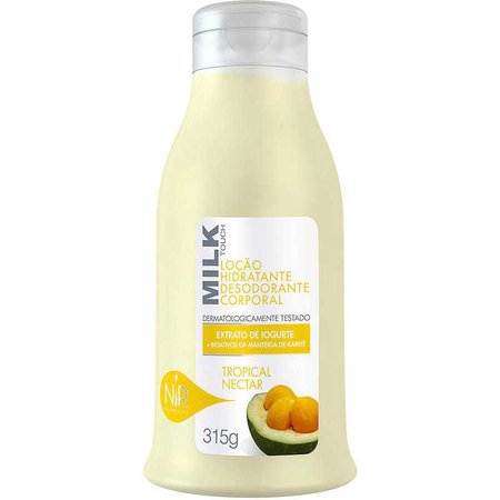 Loção Hidratante Desodorante Nir Milk Touch Tropical Nectar 315g - Incolor