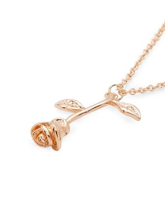 Rose Pendant Link Necklace | SHEIN
