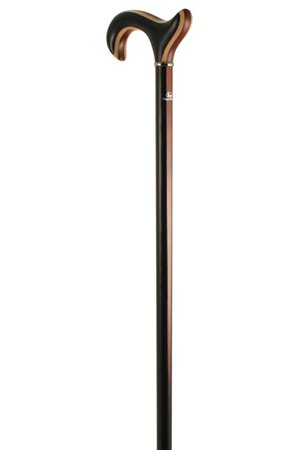 Exotic Parquetry Derby Walking Stick in Ebony, Maple and Padouk Wood | Stick & Cane Shop