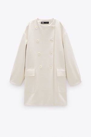 DOUBLE BREASTED BUTTONED COAT | ZARA United States