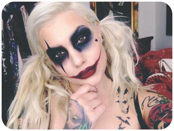 joker and harley quinn makeup combined - Google Search