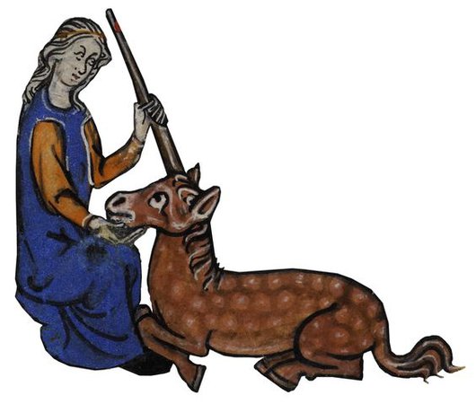 medieval manuscript unicorn