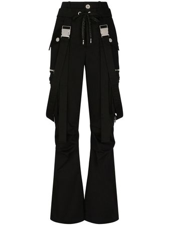 Dolce & Gabbana Suspender Detail Cargo Trousers - Farfetch
