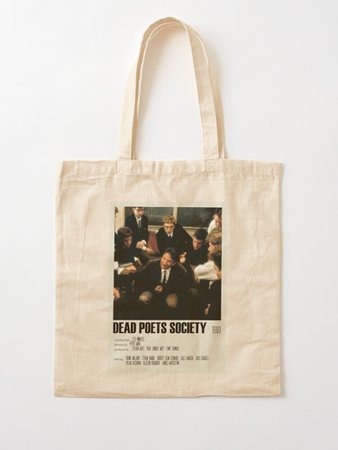 "Dead Poets Society Alternative Poster Art Movie Large (2)" Tote Bag by DesignsByElle | Redbubble