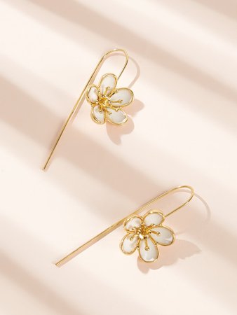 Boucles d'oreilles en forme de fleur 1 paire | ROMWE