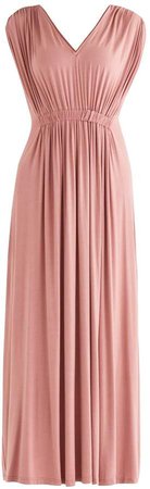Paisie Grecian Maxi Dress In Pink