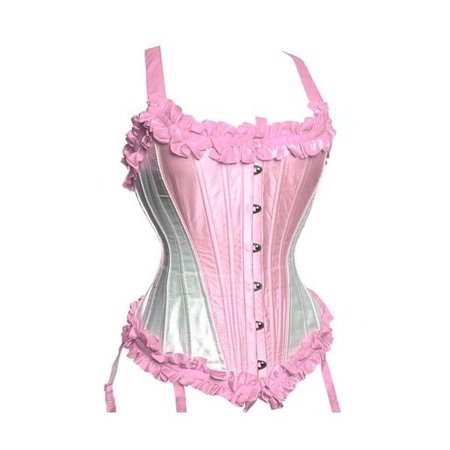 Pink and Mint-ish Corset