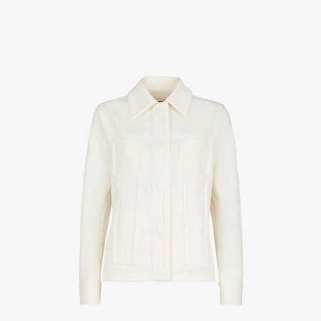 White denim jacket - JACKET | Fendi