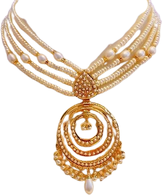 gold antique necklace