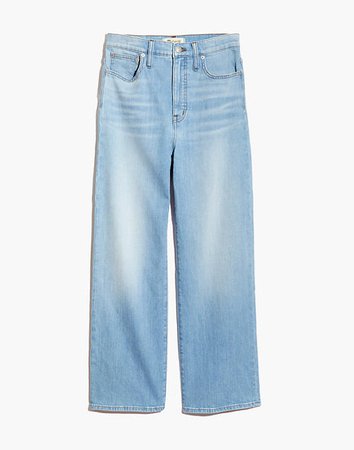 Slim Wide-Leg Jeans in Eastwick Wash blue