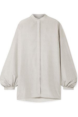 The Row | Vara oversized printed silk crepe de chine blouse | NET-A-PORTER.COM