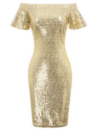 gold dress 👗