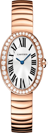 CRWB520002 - Baignoire watch, small model - Small model, 18K pink gold, diamonds - Cartier
