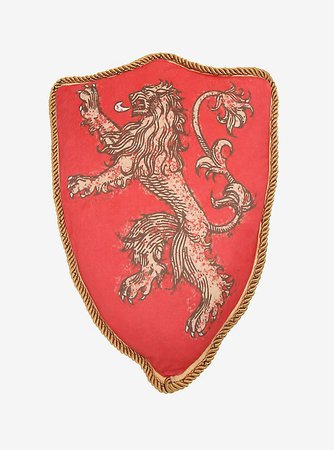 Game Of Thrones Lannister Lion Shield Pillow