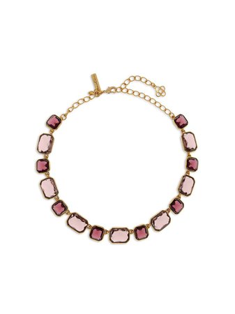 Oscar De La Renta square-stone Necklace - Farfetch