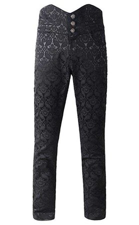 DarcChic Mens Obscura Trousers Pants Steampunk VTG Gothic Victorian at Amazon Men’s Clothing store: