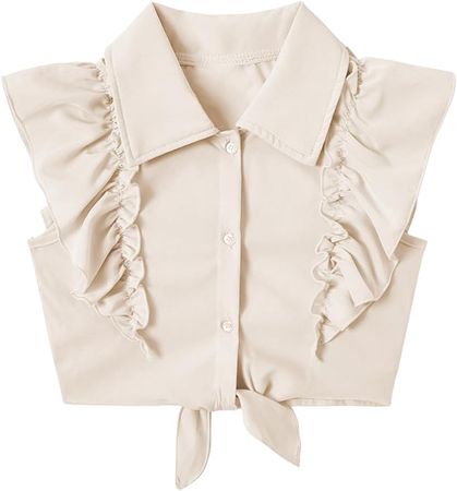 Amazon.com: SOLY HUX Toddler Girls Blouses Cute Summer Crop Tops Ruffle Tie Knot Sleeveless Shirts: Clothing, Shoes & Jewelry