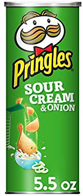Amazon.com: Pringles Potato Crisps - Sour Cream and Onion Flavored Salty Snack, Game Day Party Food (5.5 oz Can)