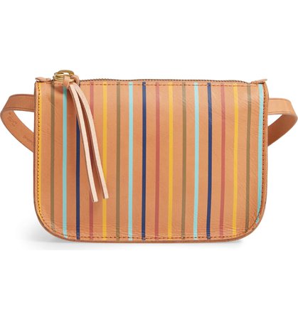 Madewell The Simple Rainbow Stripe Pouch Belt Bag | Nordstrom