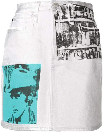 Andy Warhol photo art skirt