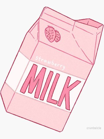strawberry milk aesthetic