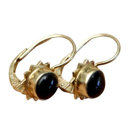 Onyx Rapture Earrings : Museum of Jewelry