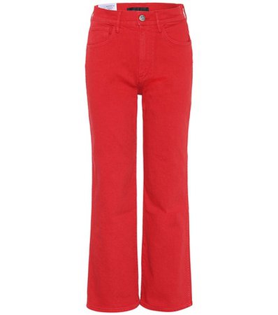 W4 Shelter wide-leg cropped jeans