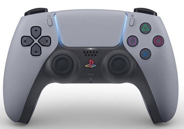 Grey PS5 controller