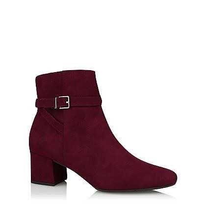 burgundy boots